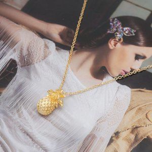 Silver & Gold Pineapple BOHO Necklaces